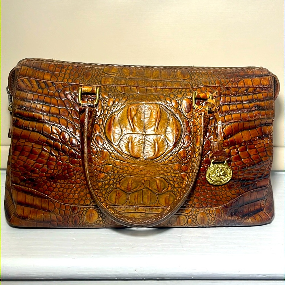 Brahmin Cross Embossed